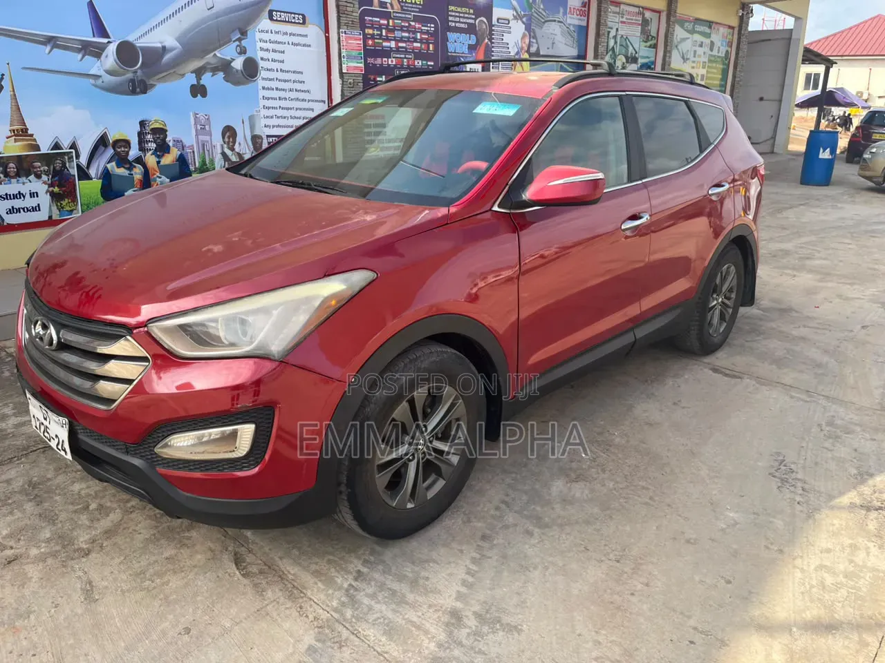 Hyundai Santa Fe 2014 Red