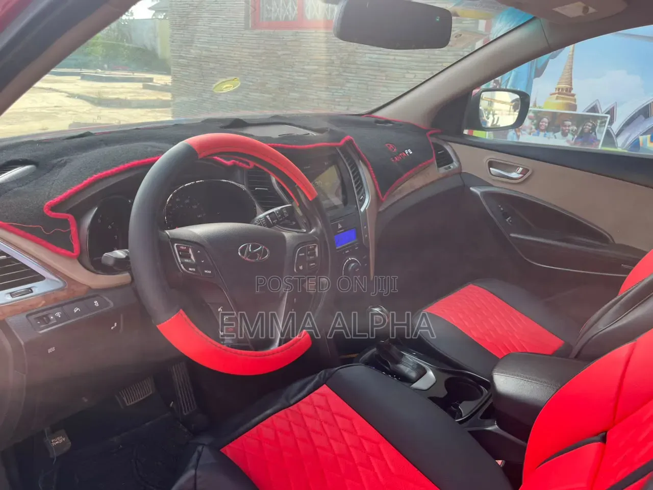 Hyundai Santa Fe 2014 Red