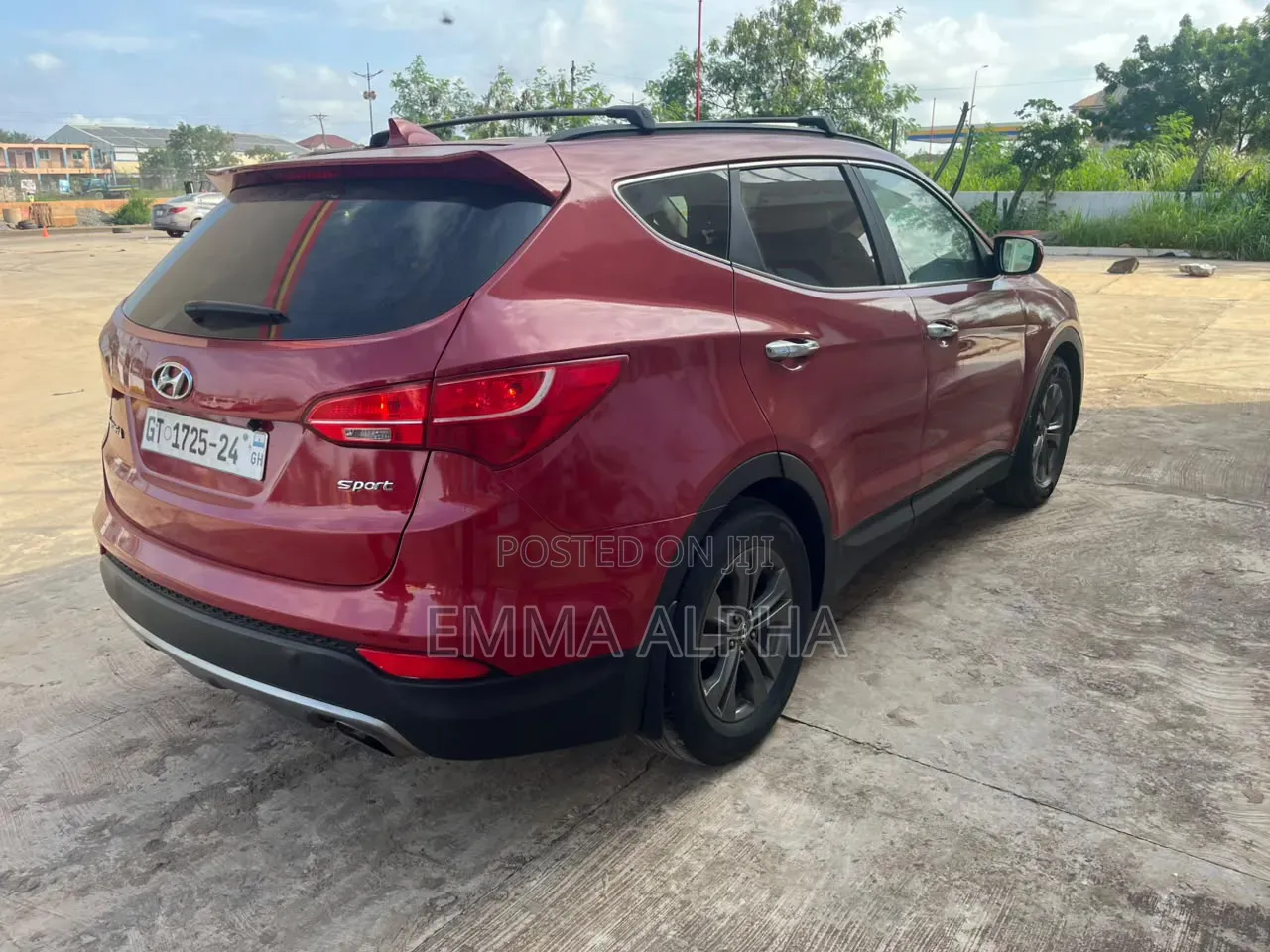 Hyundai Santa Fe 2014 Red