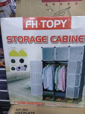 12 Cube Plastic Wardrobe