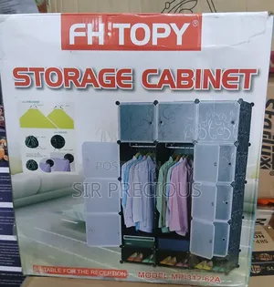 12 Cube Plastic Wardrobe