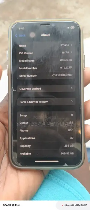 Apple iPhone XS 256 GB Rose Gold