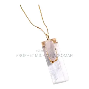 Raw Natural Crystal Point Pendant