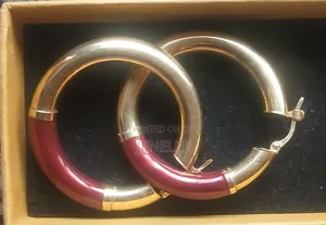 9ct Gold and Enamel Earrings