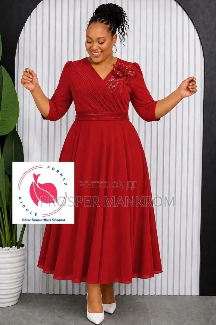 Ladies Dress for Red Occassions
