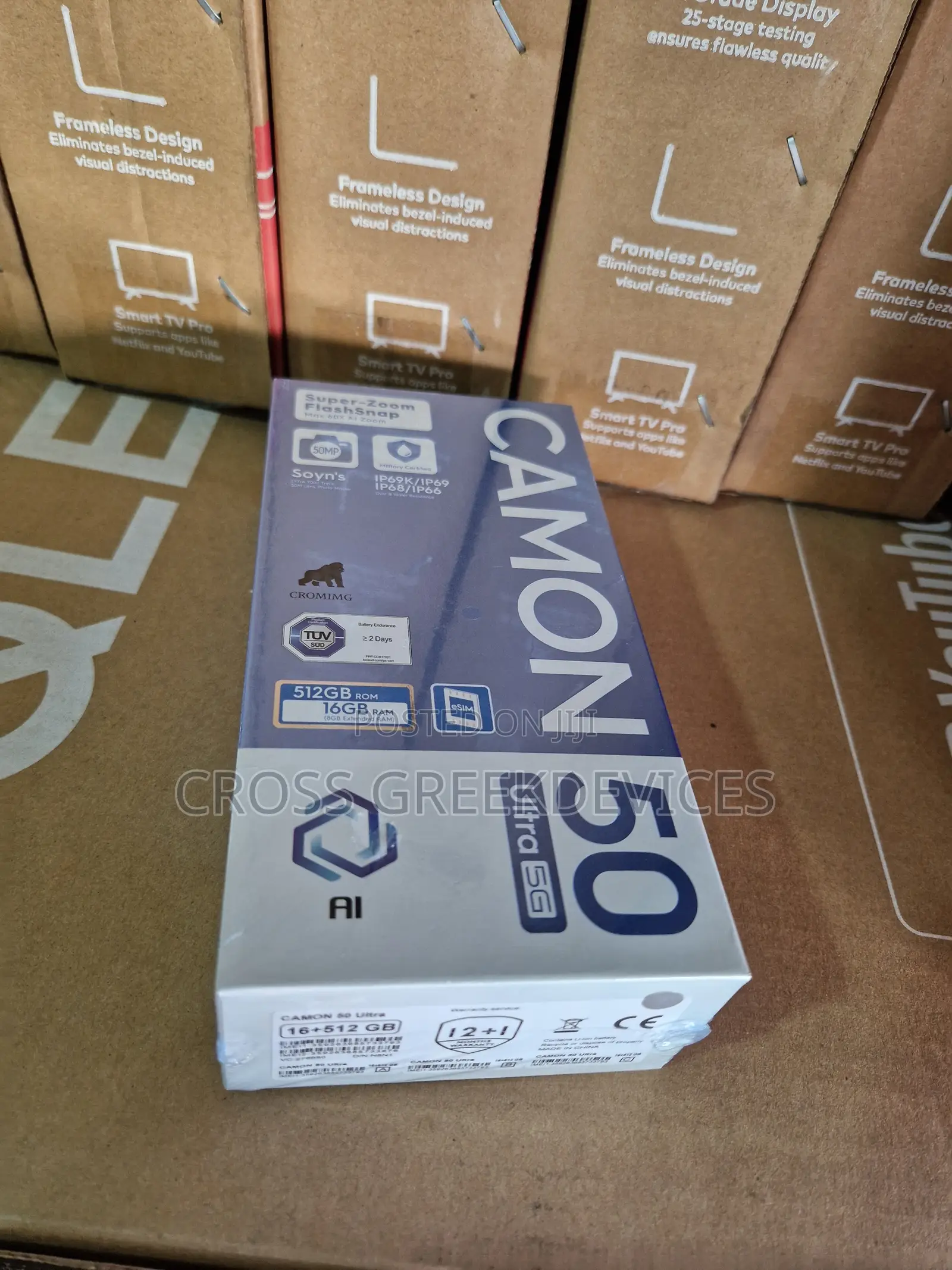New Tecno Camon 50 Ultra 512 GB Black