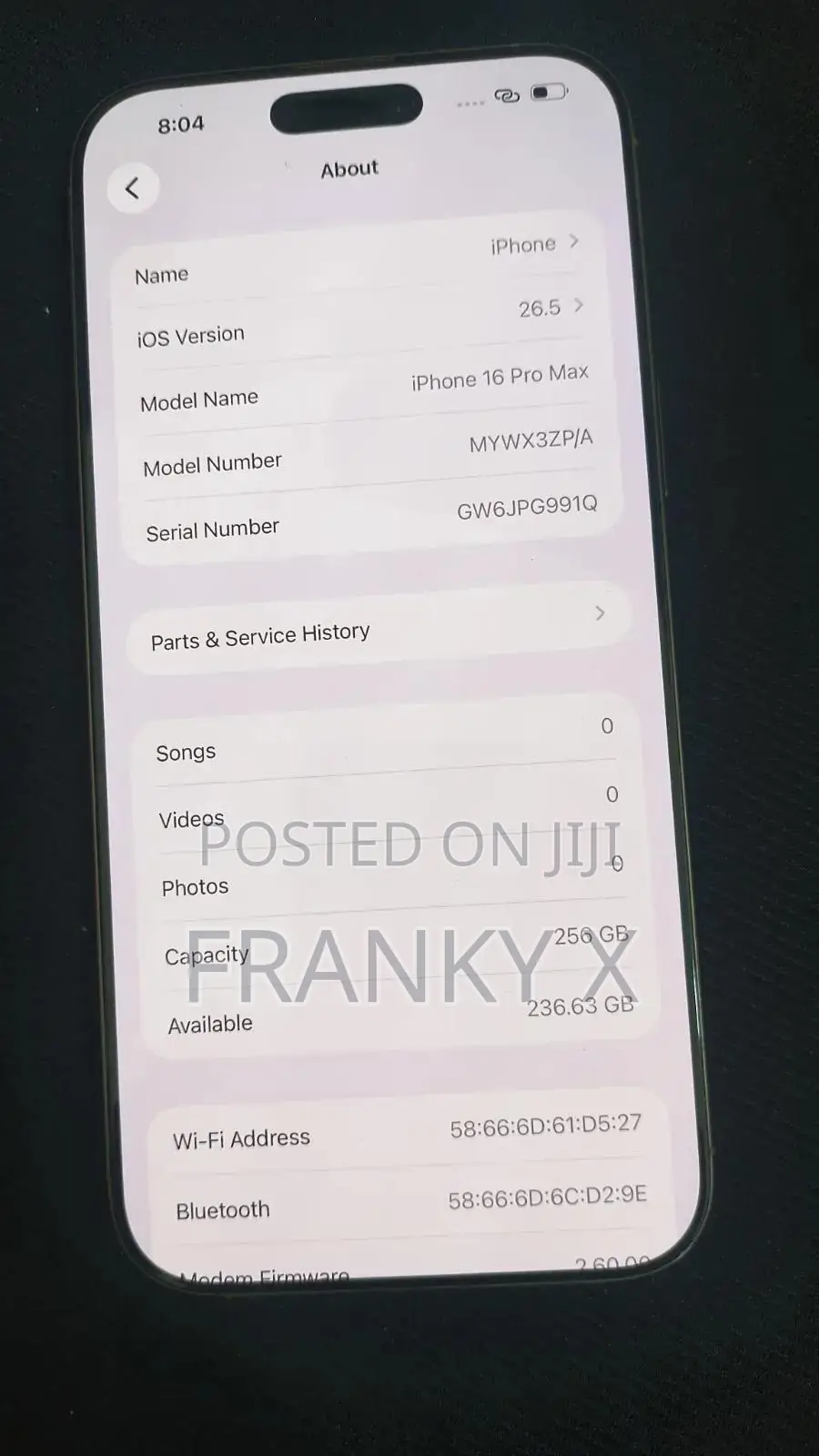 Apple iPhone 16 Pro Max 256 GB Gold