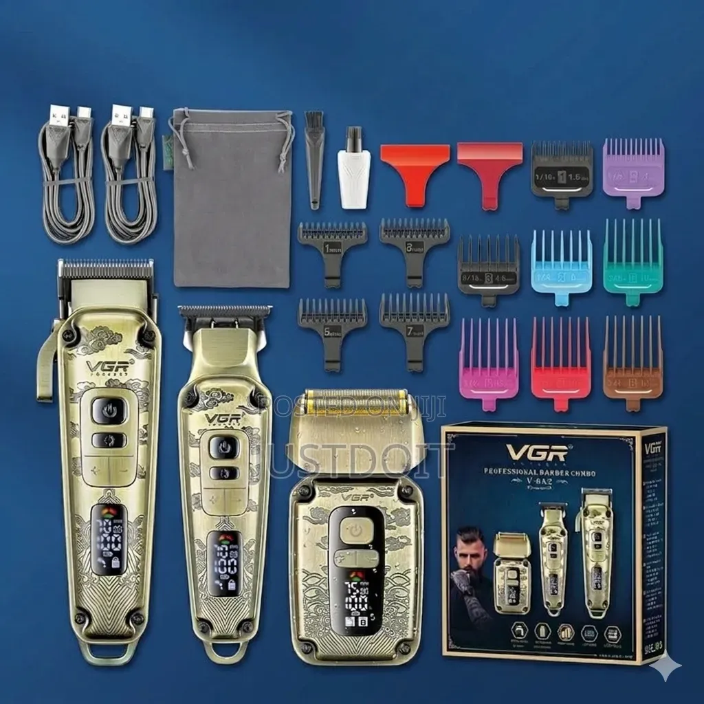 VGR 642 Professional 3 in 1 Rechargeable Grooming Kit