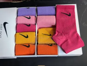 Nike Socks (Multiple Colors)- 5 Pairs in a Pack