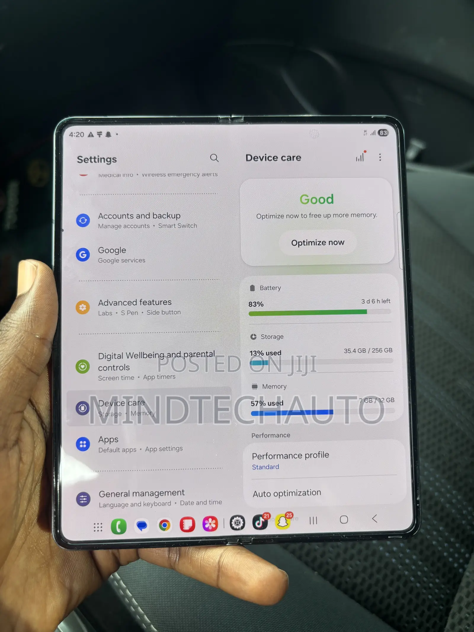Samsung Galaxy Z Fold4 256 GB Blue