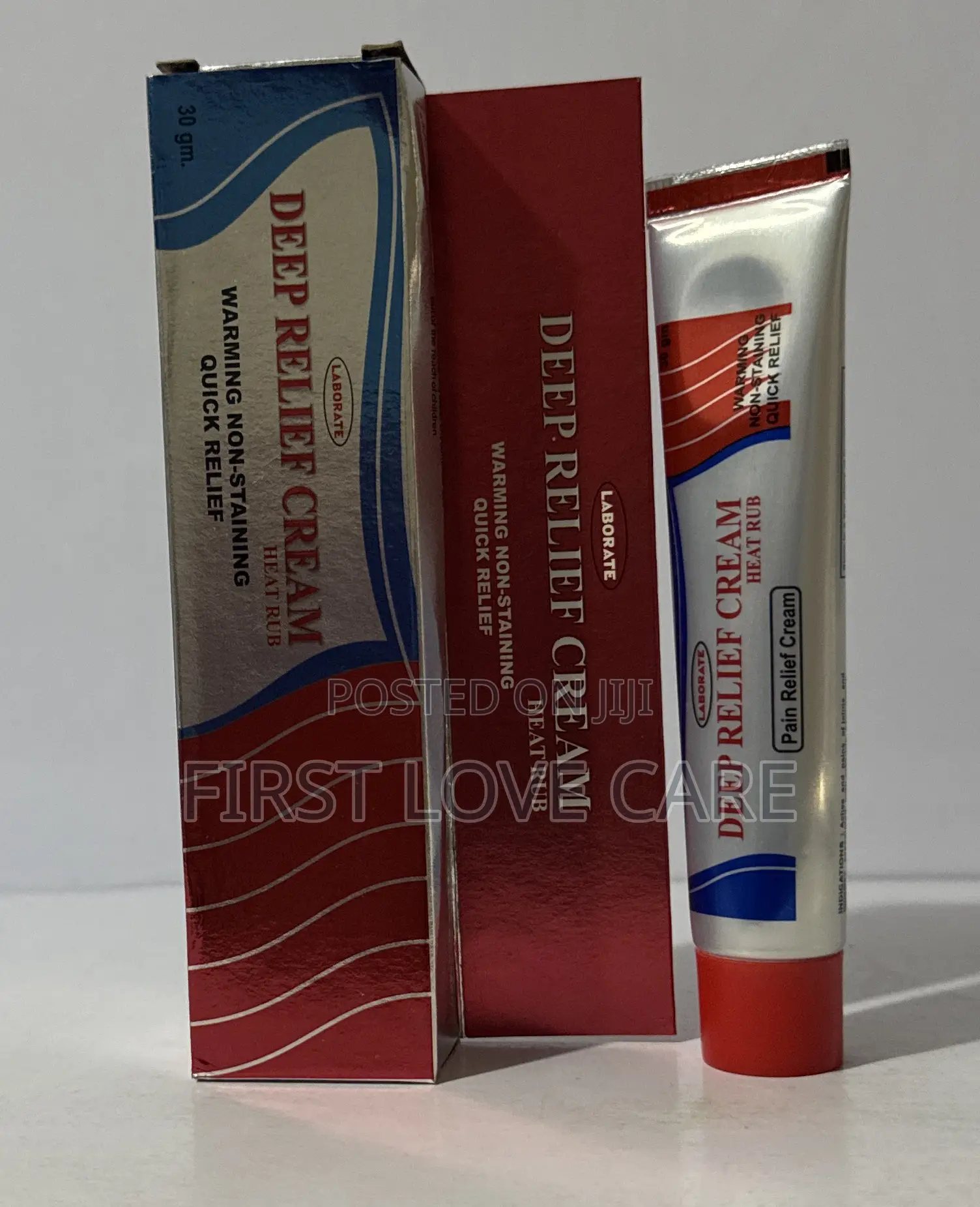 Laborate Deep Relief Cream Heat Rub Warming Non Staining Quick Relief