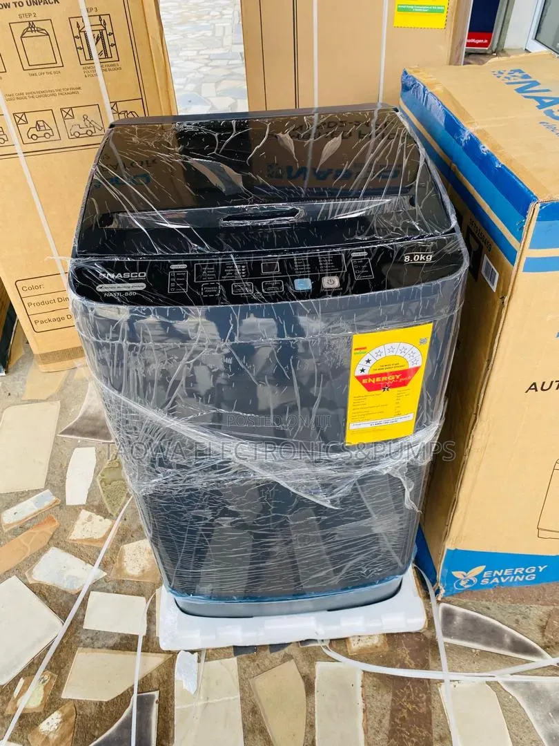 Nasco 8kg Top Load Full Automatic Washing Machine