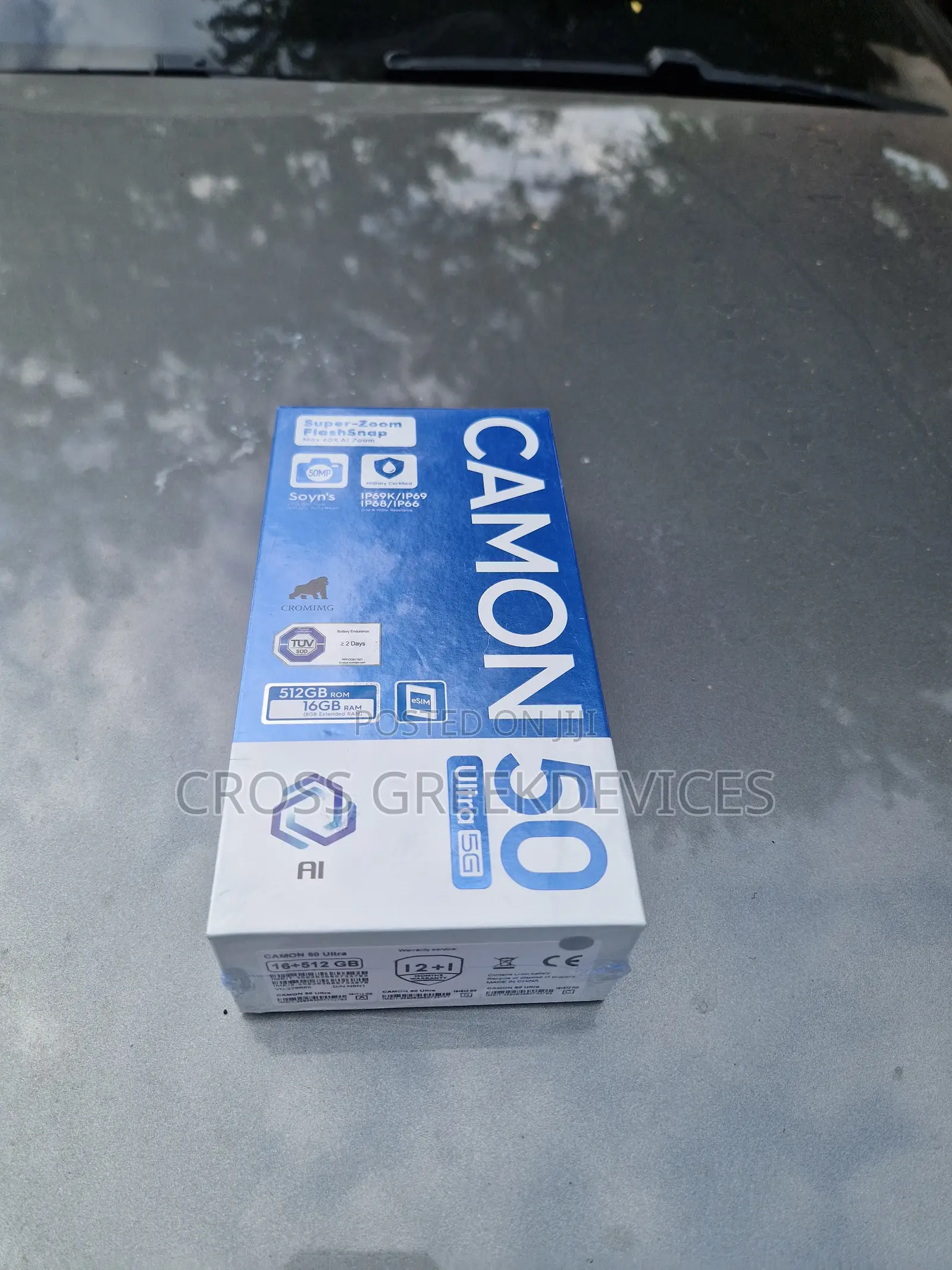 New Tecno Camon 50 Ultra 512 GB Silver
