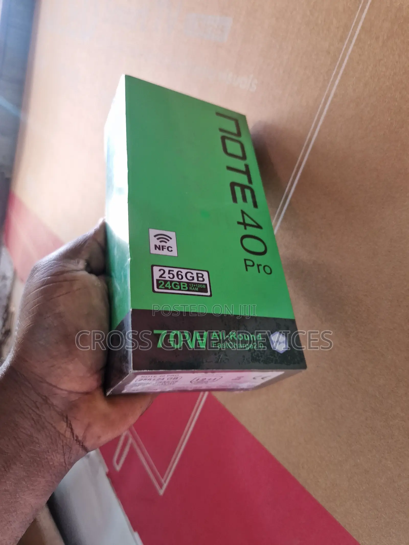 New Infinix Note 40 Pro 5G 256 GB Black