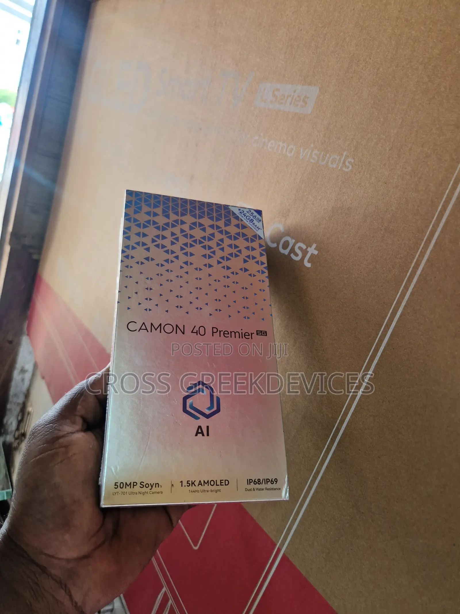 New Tecno Camon 40 Premier 256 GB Silver