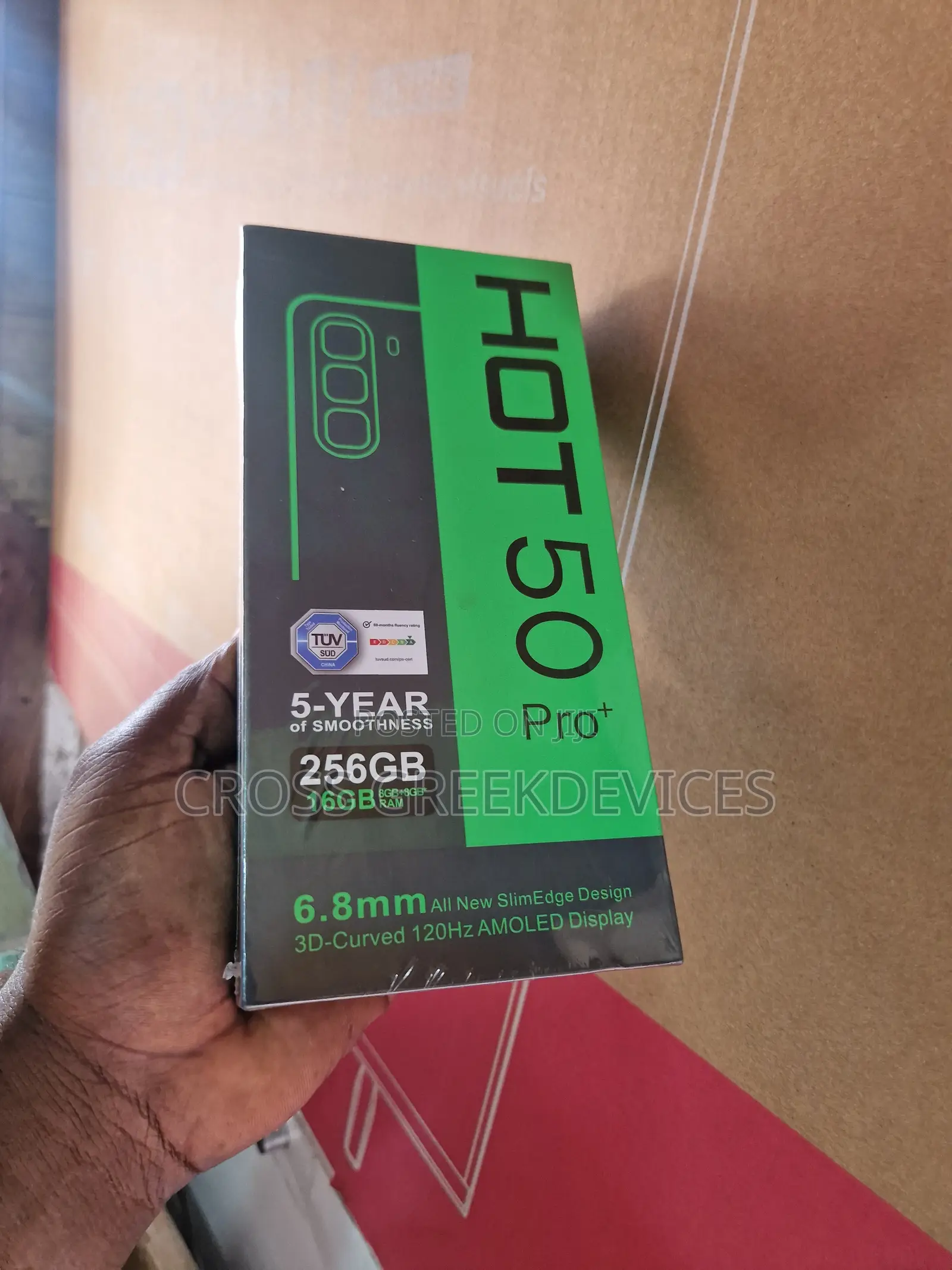 New Infinix Hot 50 Pro+ 4G 256 GB Green