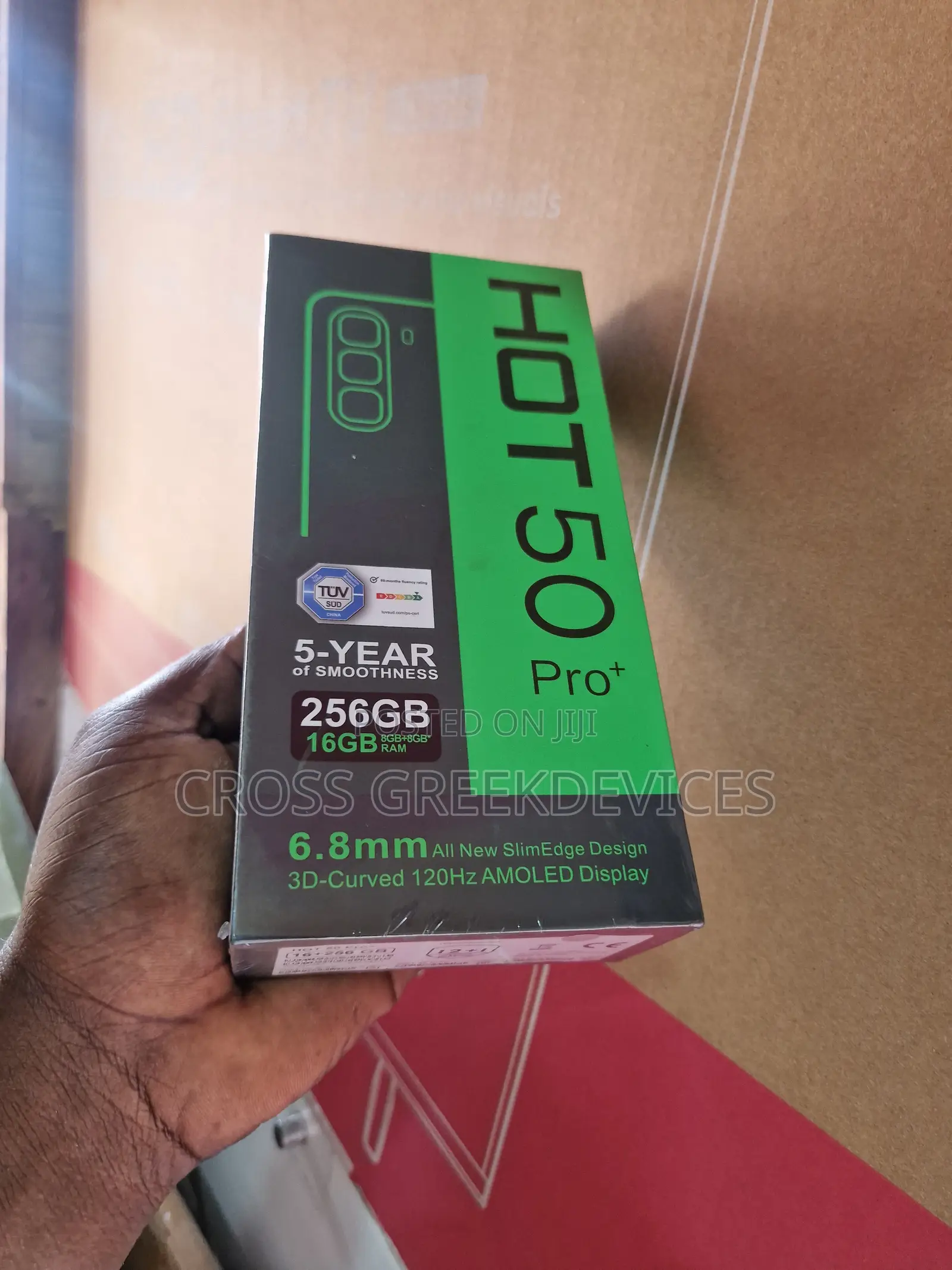 New Infinix Hot 50 Pro+ 4G 256 GB Green