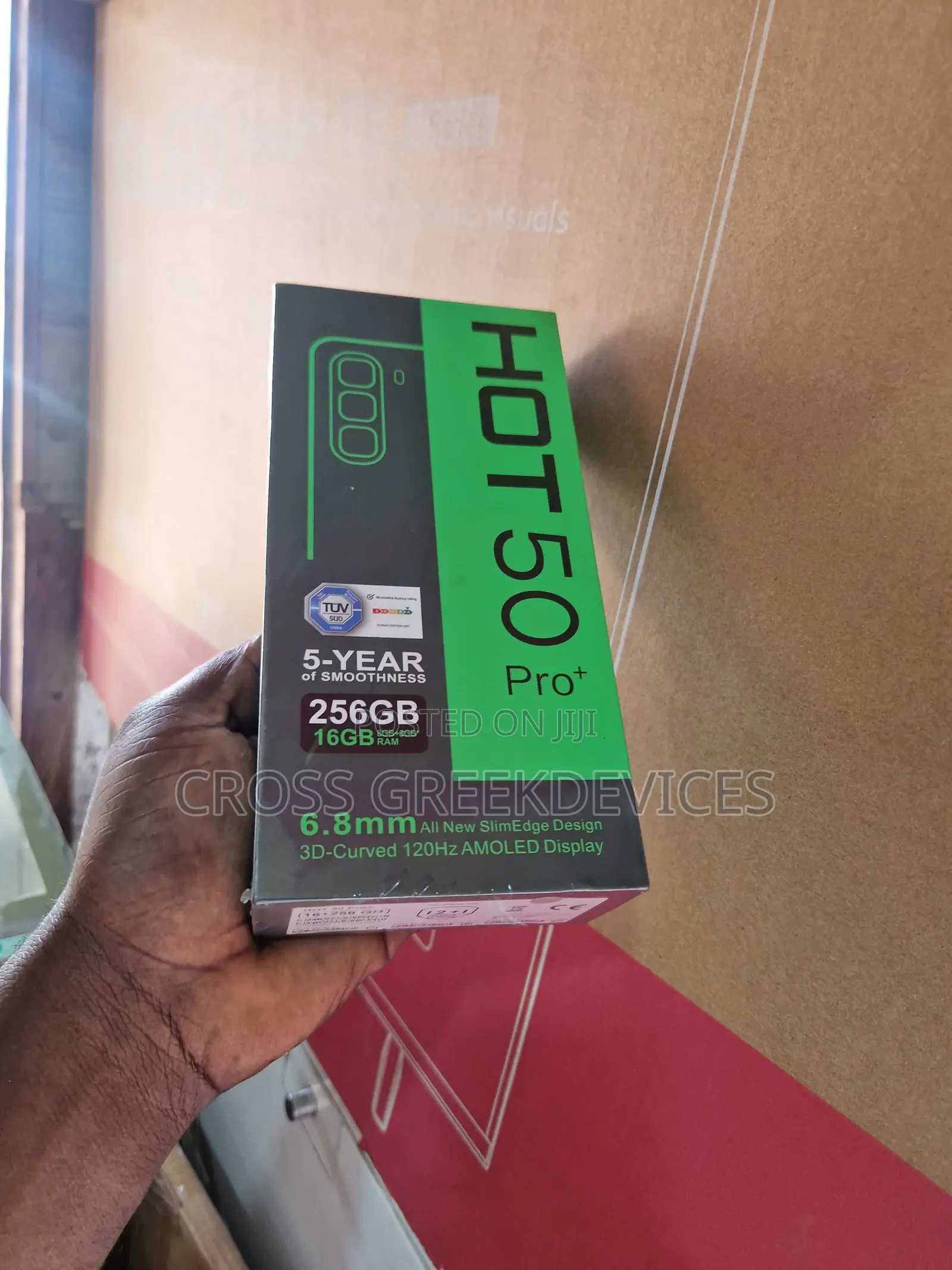 New Infinix Hot 50 Pro+ 4G 256 GB Green
