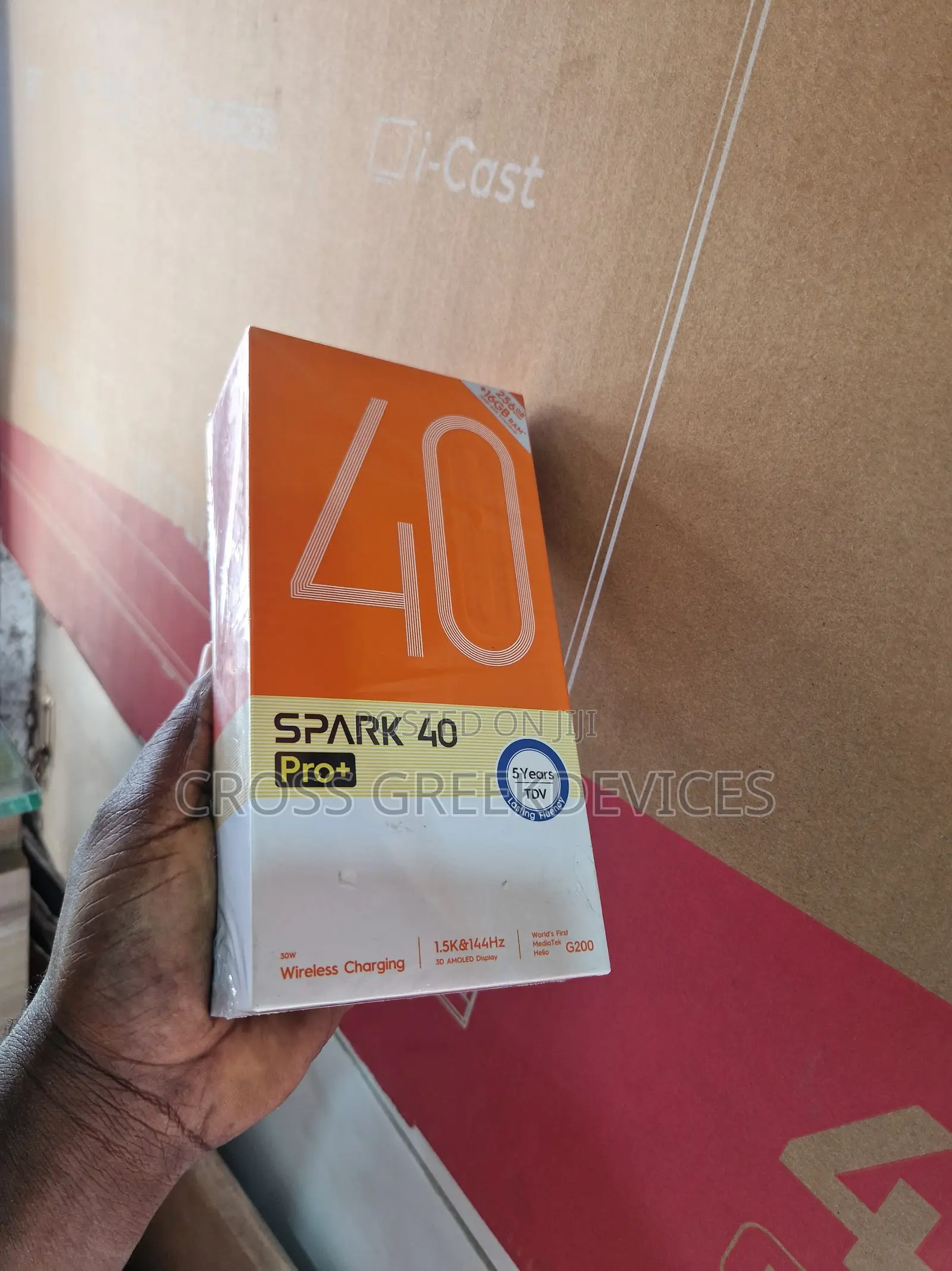 New Tecno Spark 40 Pro+ 256 GB White