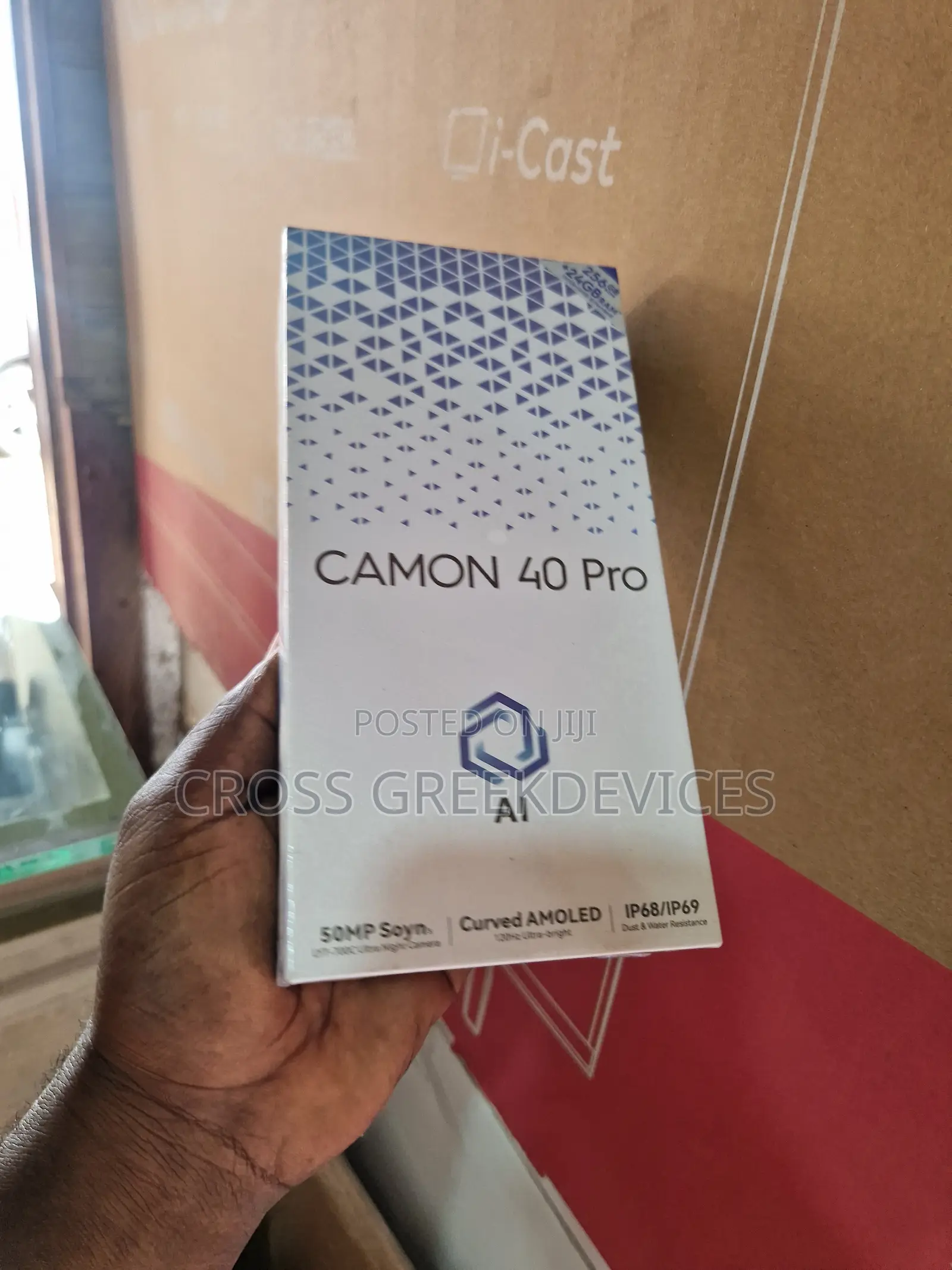 New Tecno Camon 40 Pro 5G 256 GB Silver