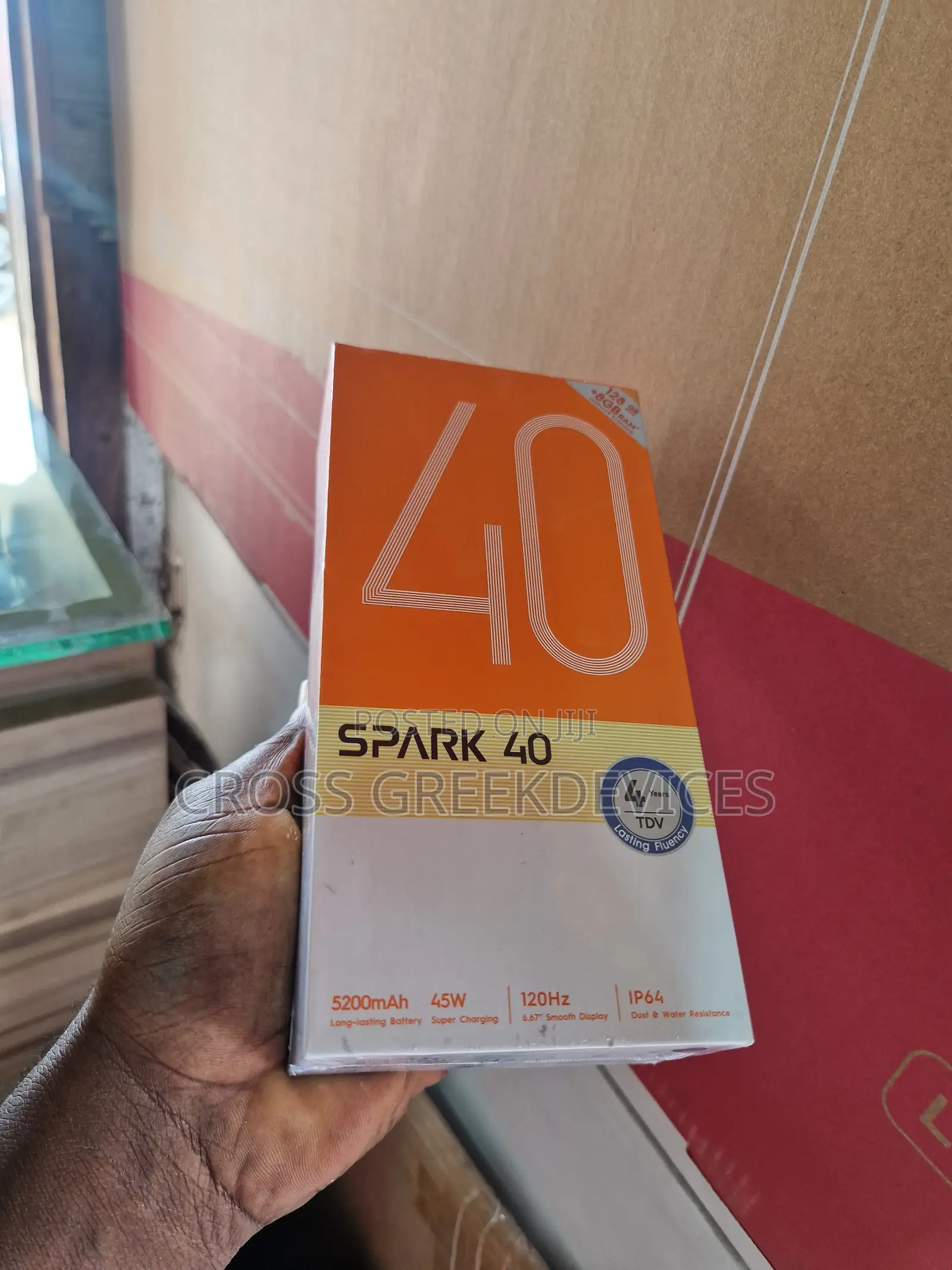 New Tecno Spark 40 256 GB White