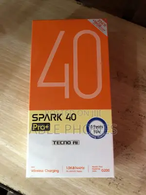 New Tecno Spark 40 Pro+ 256 GB Black