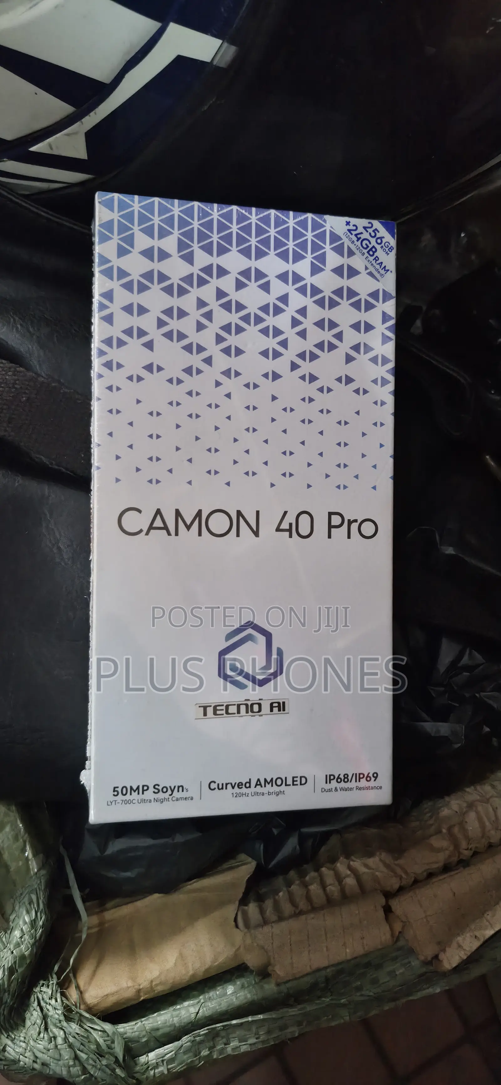 New Tecno Camon 40 Pro 5G 256 GB Black