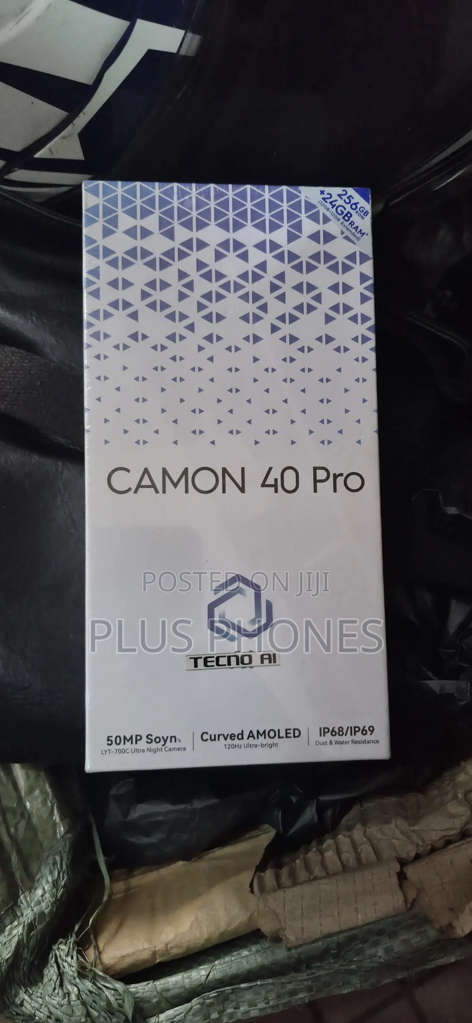 New Tecno Camon 40 Pro 5G 256 GB Black