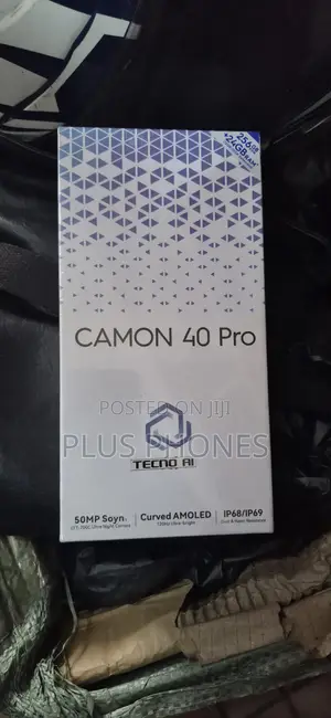 New Tecno Camon 40 Pro 5G 256 GB Black