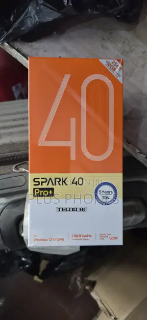 New Tecno Spark 40 Pro+ 256 GB Black