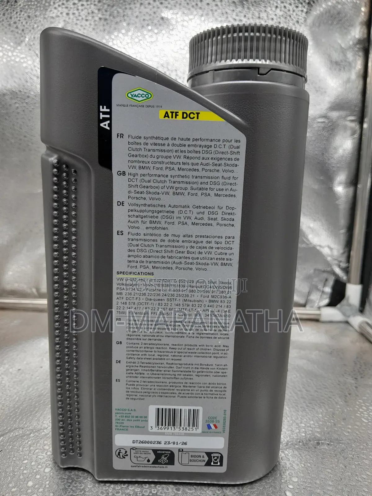 DCT Fluid Yacco From France
