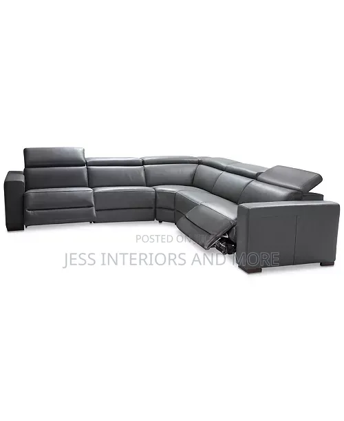Sofa (Power Recliner Leather "L" Shaped )