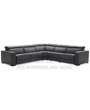Sofa (Power Recliner Leather "L" Shaped )