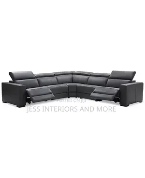 Sofa (Power Recliner Leather "L" Shaped )