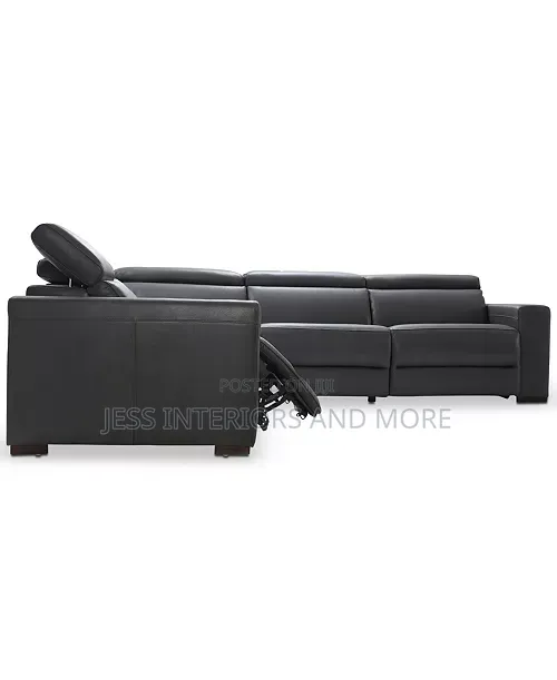 Sofa (Power Recliner Leather "L" Shaped )
