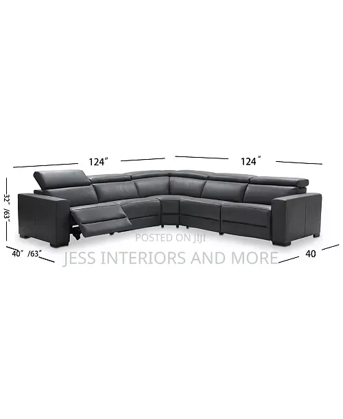 Sofa (Power Recliner Leather "L" Shaped )
