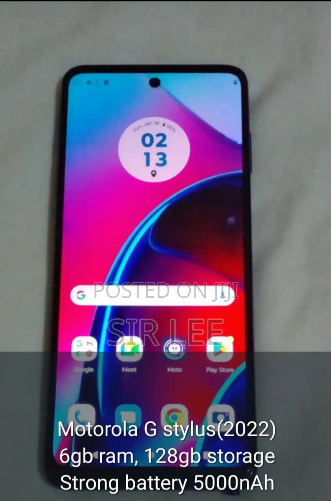 Motorola Moto G Stylus 5G (2022) 128 GB Black