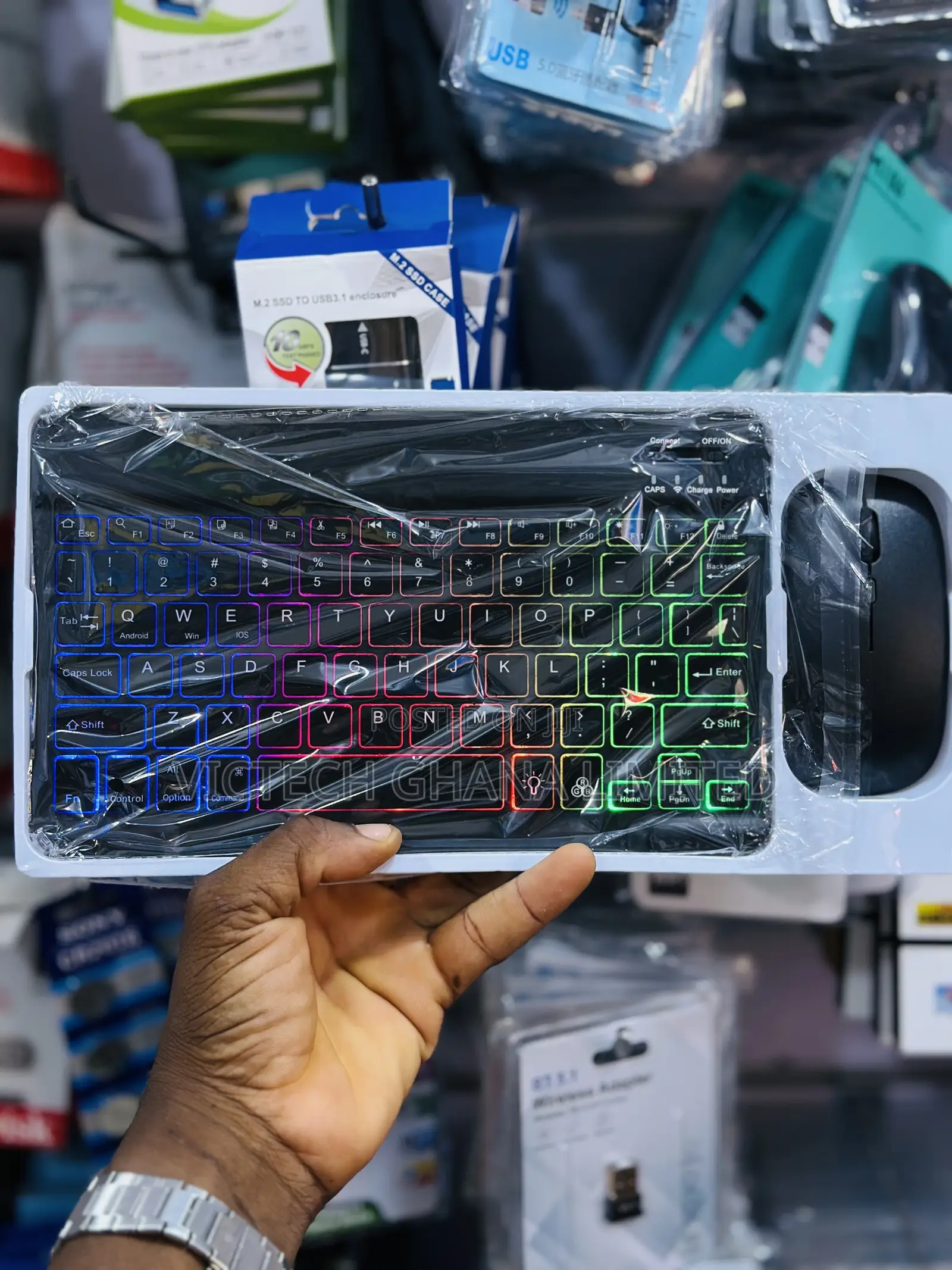 Wireless RGB Bluetooth Keyboard and Mouse