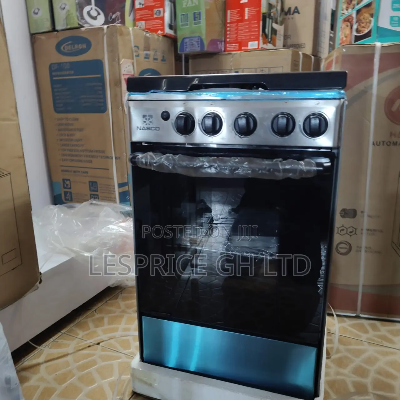 Monster Performance 4 Burner Gas Cooker With Grill Oven From Nasco