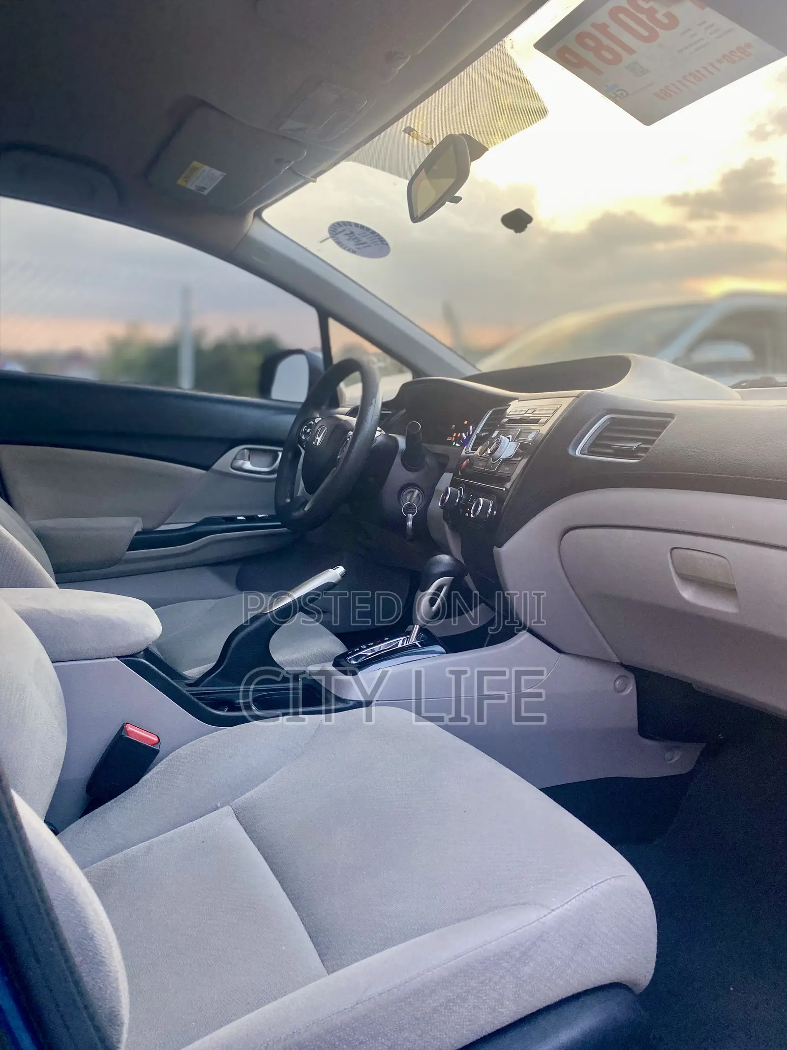 Honda Civic EX 4dr Sedan (1.8L 4cyl CVT) 2014 Blue