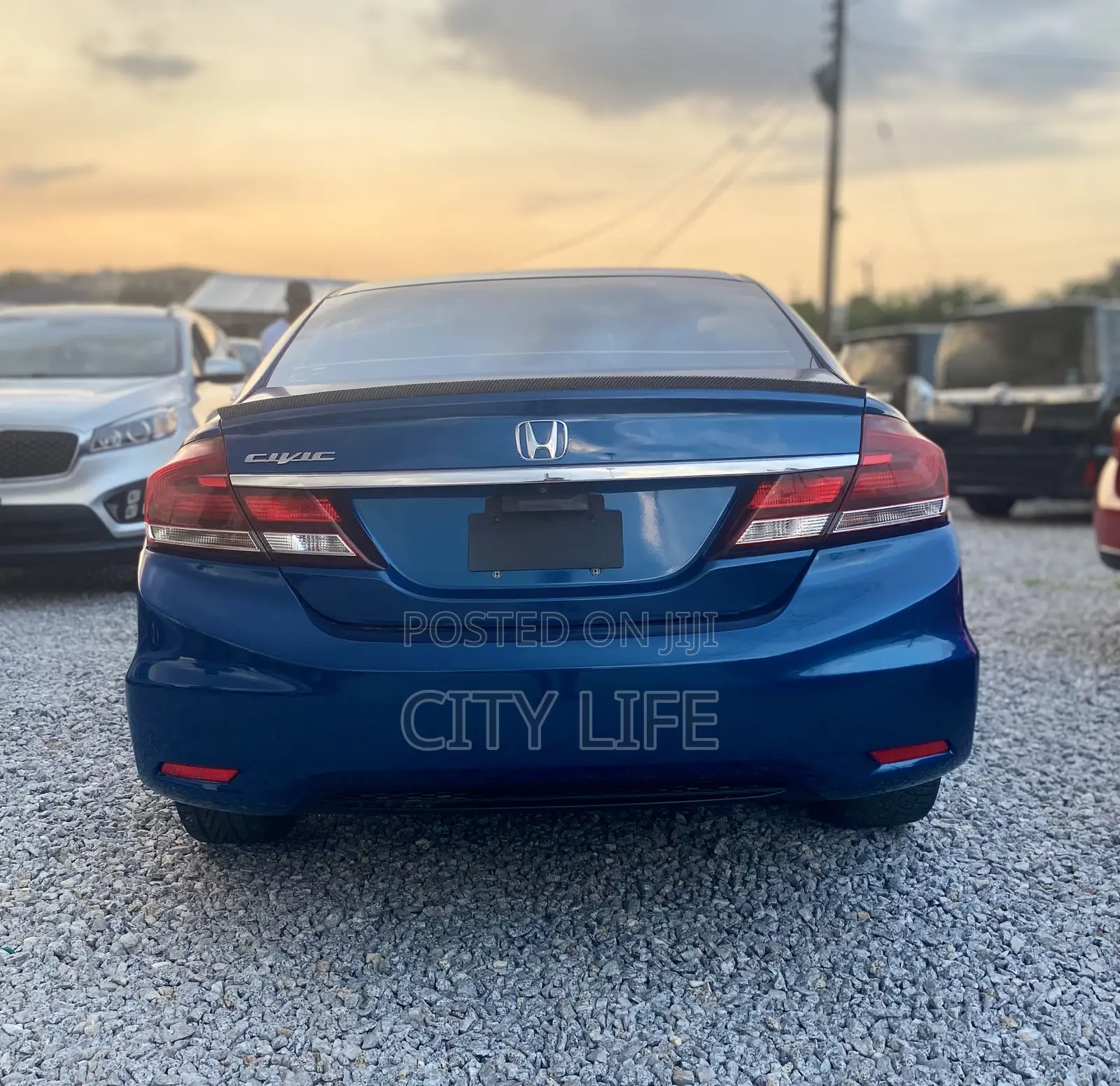 Honda Civic EX 4dr Sedan (1.8L 4cyl CVT) 2014 Blue
