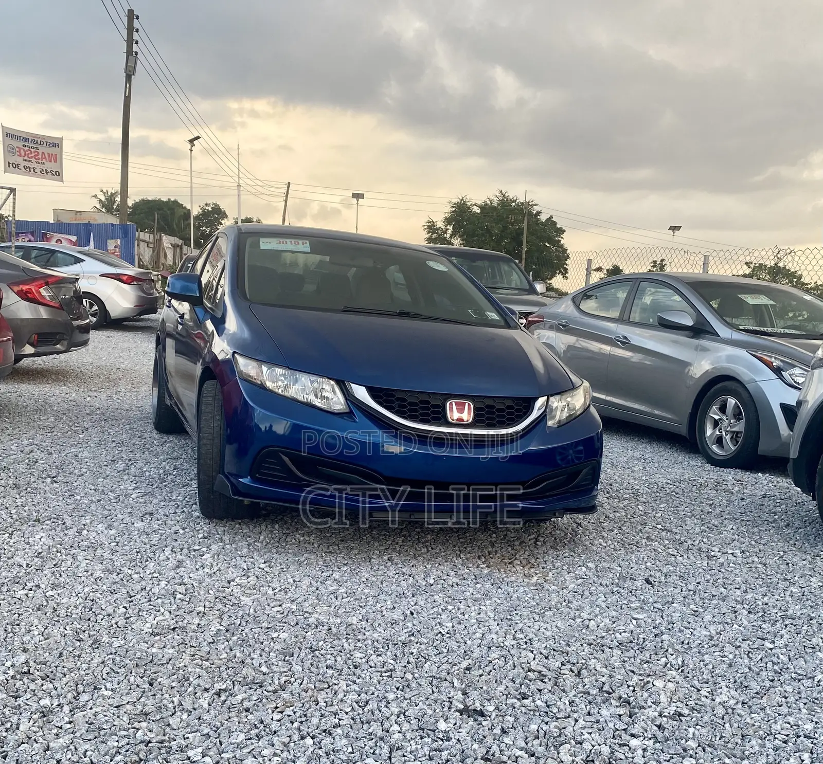 Honda Civic EX 4dr Sedan (1.8L 4cyl CVT) 2014 Blue