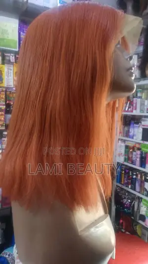 Orange Vietnam Frontal Human Hair