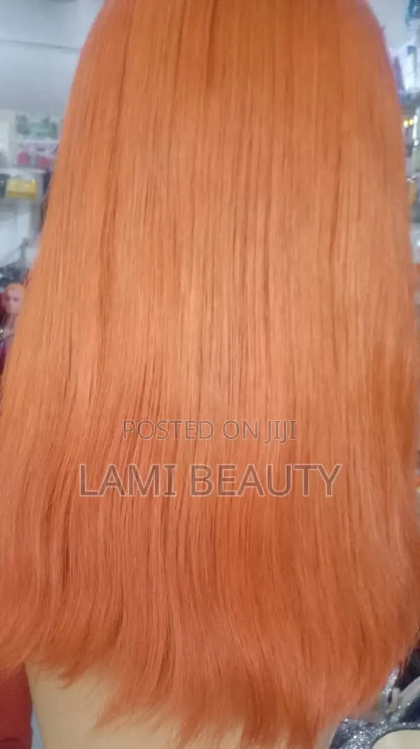 Orange Vietnam Frontal Human Hair