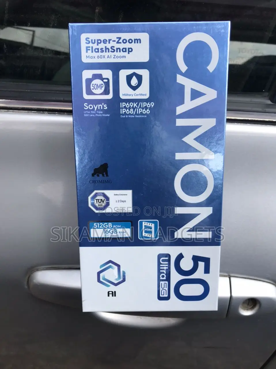 New Tecno Camon 50 Ultra 512 GB Black