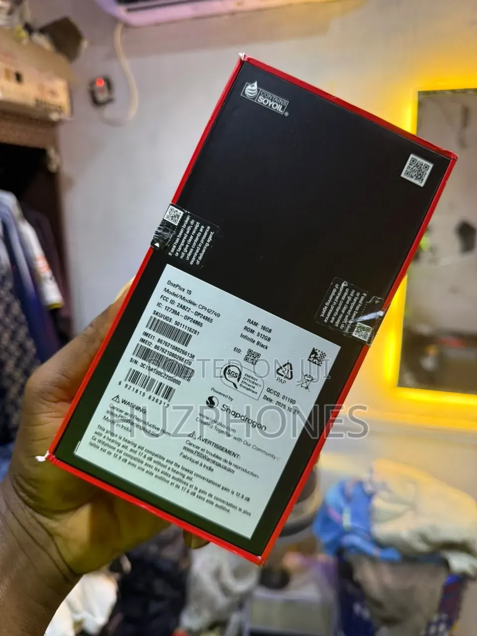 New OnePlus 15 512 GB Black