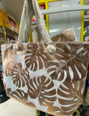 Lanzarote Beach Tote Bag - Rope Handle Summer Handbag With Zipper