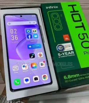 New Infinix Hot 50 Pro+ 4G 256 GB Black