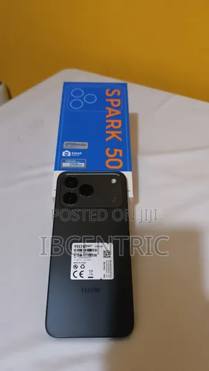 New Tecno Spark 50 128 GB Black