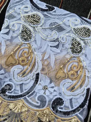Beautiful Mesh Lace With Floral Design